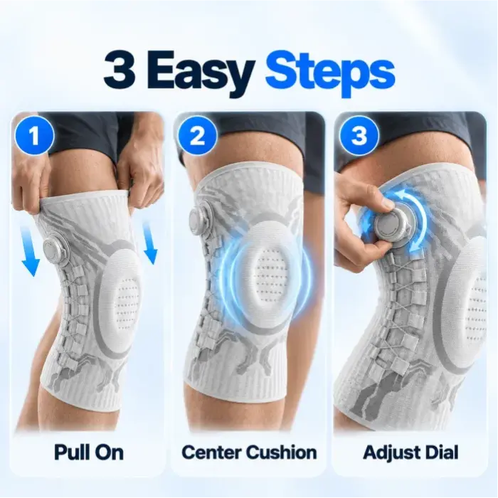 🦵 Adjustable Knee Support Brace | Targeted Compression, Anti-Slip, For Knee Discomfort & Daily Movement