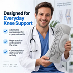 🦵 Adjustable Knee Support Brace | Targeted Compression, Anti-Slip, For Knee Discomfort & Daily Movement