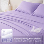 ❄️ 6‑Pieces Bamboo Cooling Extra Deep Pocket Sheet Set for Hot Sleepers