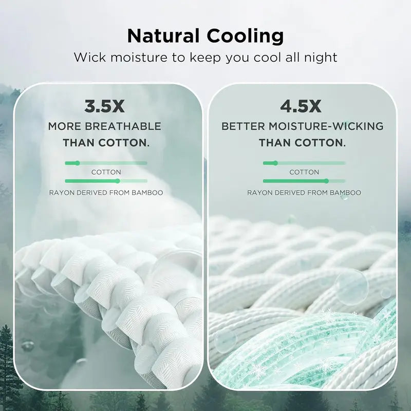 ❄️Manta de bambú tipo gofre refrescante - Manta suave y transpirable para personas calurosas