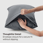 Soft Brushed Microfiber Pillow Case 20x26 | Wrinkle Fade Resistant
